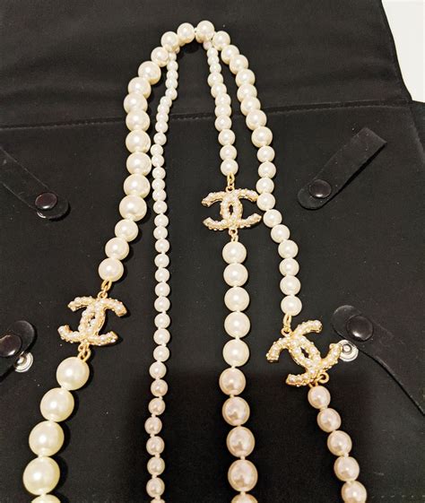 buy used chanel jewelry|pre owned chanel pearl necklace.